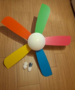 Ventilador Techo Multicolor con Mando