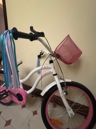 Bicicleta infantil rueda 20 con cesta