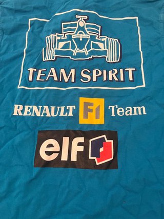 Camiseta F1 Renault Team Spirit Vintage Azul