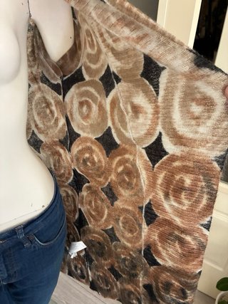 Chaqueta Adolfo Dominguez Larga Estampada