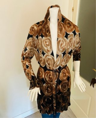 Chaqueta Adolfo Dominguez Larga Estampada