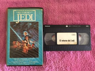 El Retorno del Jedi VHS 1983