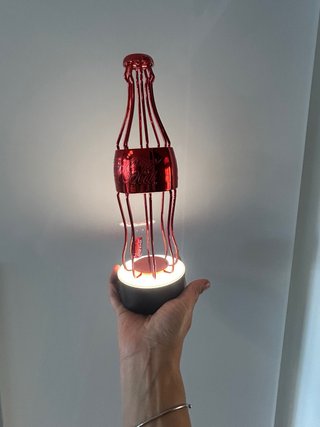 Lampada LED Coca Cola Red Silhouette