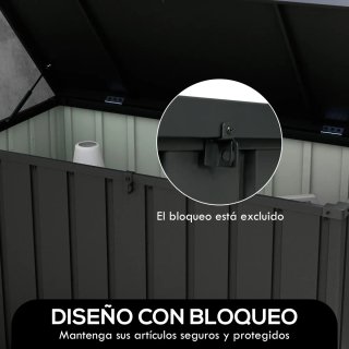 Baúl Almacenaje Exterior Ruedas