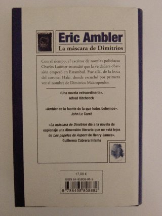 LA MASCARA DE DIMITRIOS