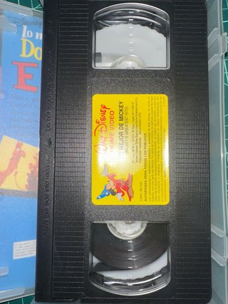 VHS Lo Mejor de Mickey Disney Español