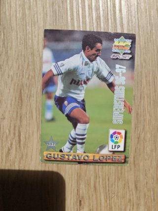 Lote cromos fútbol 96-97 (Morientes, López, etc.)