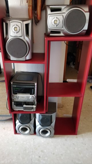 Equipo HIFI amplificador y 4 altavoces
