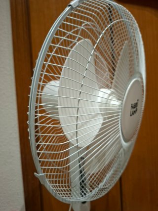 Ventilador de pie Fabri Lamp blanco