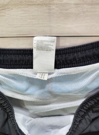 Adidas Shorts Negro/Azul Rayas Retro Talla L