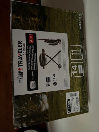 Barbacoa Weber Traveler Compact, nueva