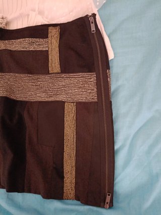 Conjunto de falda y blusa manga larga