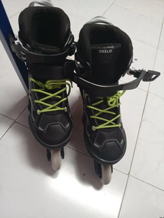 Patines en línea negros talla 35-38