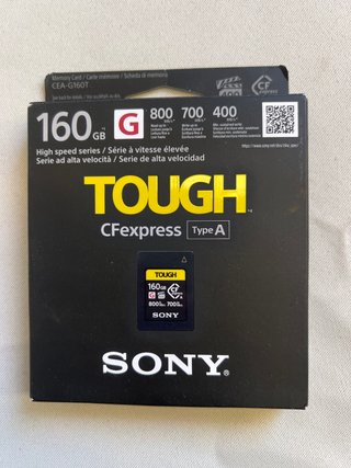 SONY 160GB CFexpress Type A TOUGH 未開封品 Sony CFexpress Type A 160GB TOUGH de segunda mano por 220 EUR en