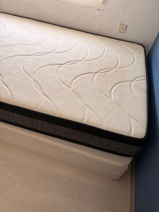 Cama Matrimonio 135cm con Canapé Madera