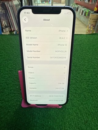 iPhone 12 128GB Morado Batería 100%