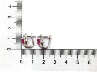 pendientes plata 925mm con piedra