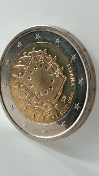 Moneda 2€ España 2015 - 30° Aniversario- S/C
