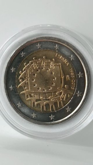 Moneda 2€ España 2015 - 30° Aniversario- S/C