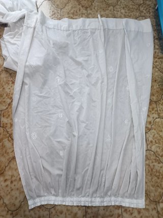 Cortinas blanco roto