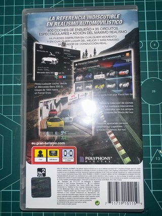 Caja Gran Turismo PSP (sin juego)