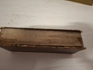 Porta laminas y pluma en caja pata restaurar