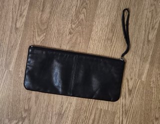 Bolso de piel Benetton negro