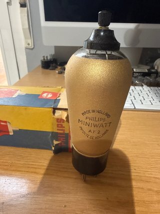 Válvula Philips Miniwatt AF2 Nueva