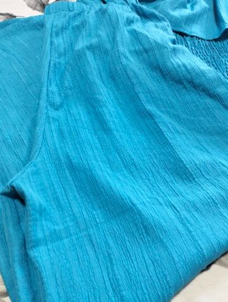 Completo donna blu