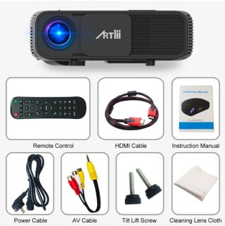 Proyector Artlii HD Ready 3200 lúmenes