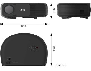 Proyector Artlii HD Ready 3200 lúmenes
