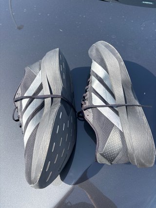 Adidas Adizero Talla 44 Negras y Plateadas