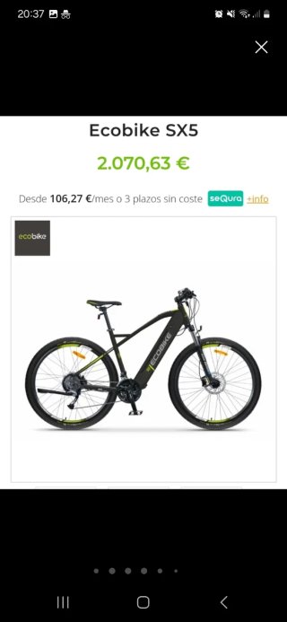 Bicicleta eléctrica ECOBIKE