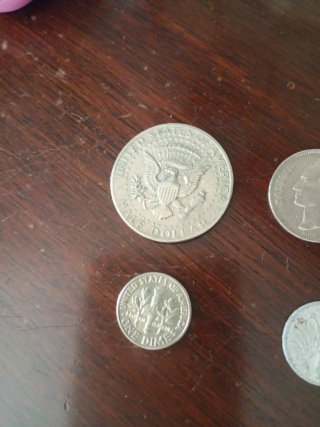 Lotto di 4 monete straniere