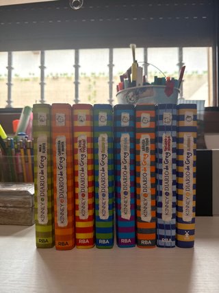 lote de libros del diario de greg 9-16 sin el 10