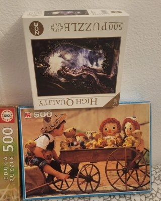 Lote 4 Puzzles 500 Piezas
