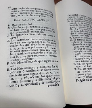 Llave Aritmética y Algebráica  Barcelona 1801