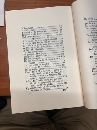 Llave Aritmética y Algebráica  Barcelona 1801