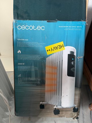 Cecotec Radiador Eléctrico Aceite Bajo Consumo