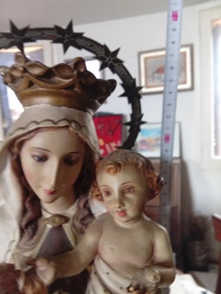 Virgen del Carmen antigua años 40