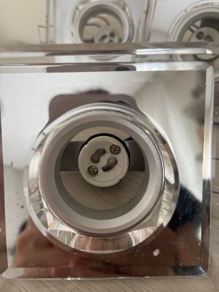 Focos empotrables cristal y espejo