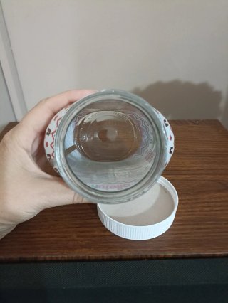 Barattolo Nutella Vetro Decorato.
