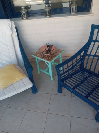 2 Sillones Mimbre con Cojines