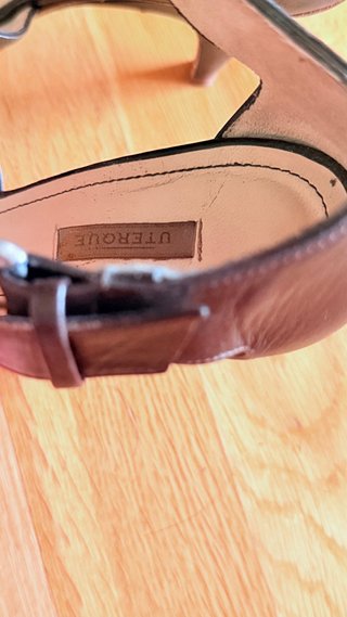 Sandalias Uterque Negras Tacón