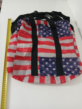 Borsa Spesa Pieghevole Bandiera USA