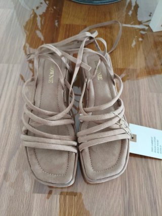 Sandalias Brownie Beige Talla 38