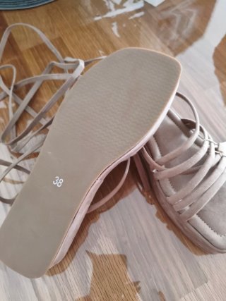 Sandalias Brownie Beige Talla 38