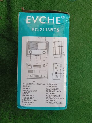 Radio portátil de emergencia EVCHE Solar
