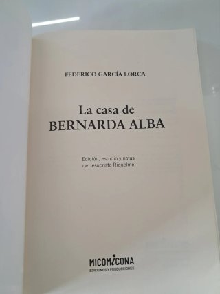 CASA DE BERNARDA ALBA, LA (LECTURA+TEATRO) 2024