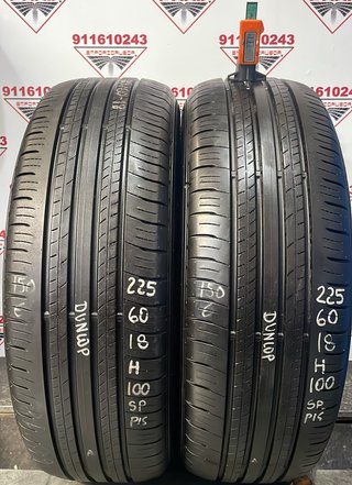 225 60 18 H DUNLOP RUEDA SEMINUEVA OPORTUNIDAD